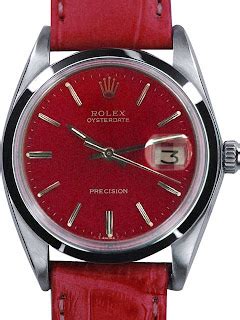 rolex precision rosso|rolex precision chronometer.